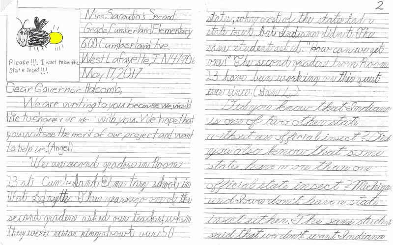 student letter to governor holcomb