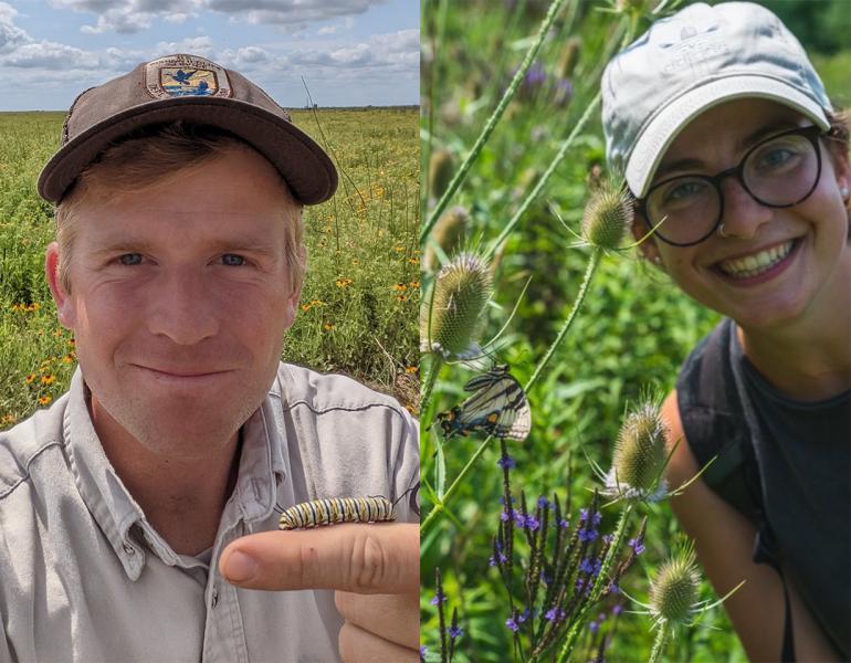 Awardees Katie McManus and Remy Sutherland