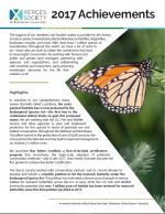 Xerces Society 2017 Annual Report cover image