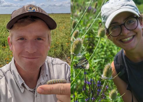 Awardees Katie McManus and Remy Sutherland