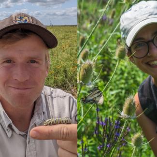 Awardees Katie McManus and Remy Sutherland